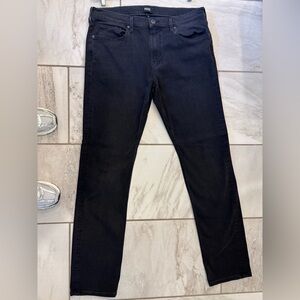 PAIGE Men's Straight Jeans in black